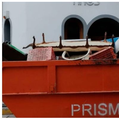 Contenedor para reformas pequeñas