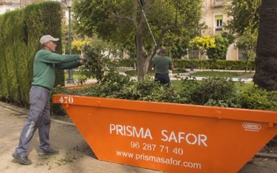 Precio de un contenedor para poda: qué influye y cómo elegir tamaño